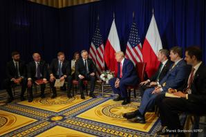 [VIDEO] Spotkanie Andrzeja Dudy z Donaldem Trumpem w Waszyngtonie