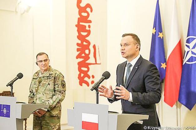 Spotkanie Prezydenta z Naczelnym Dowódcą Sił Sojuszniczych w Europie