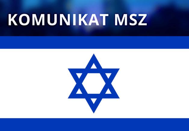 Komunikat w związku z sytuacją bezpieczeństwa w Izraelu.