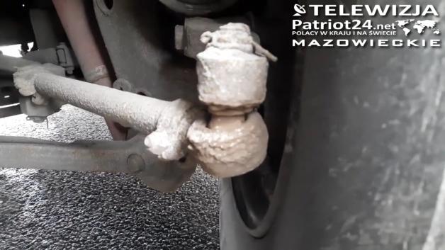 [VIDEO] Autokar z serią usterek dzień po przeglądzie
