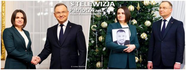 [VIDEO] Świąteczno-noworoczne spotkanie ze Swiatłaną Cichanouską oraz przedstawicielami społeczności białoruskiej